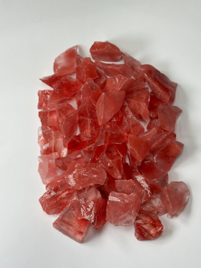 Watermelon Quartz RAW , 0.75"-1.25" Size. Raw Gemstones