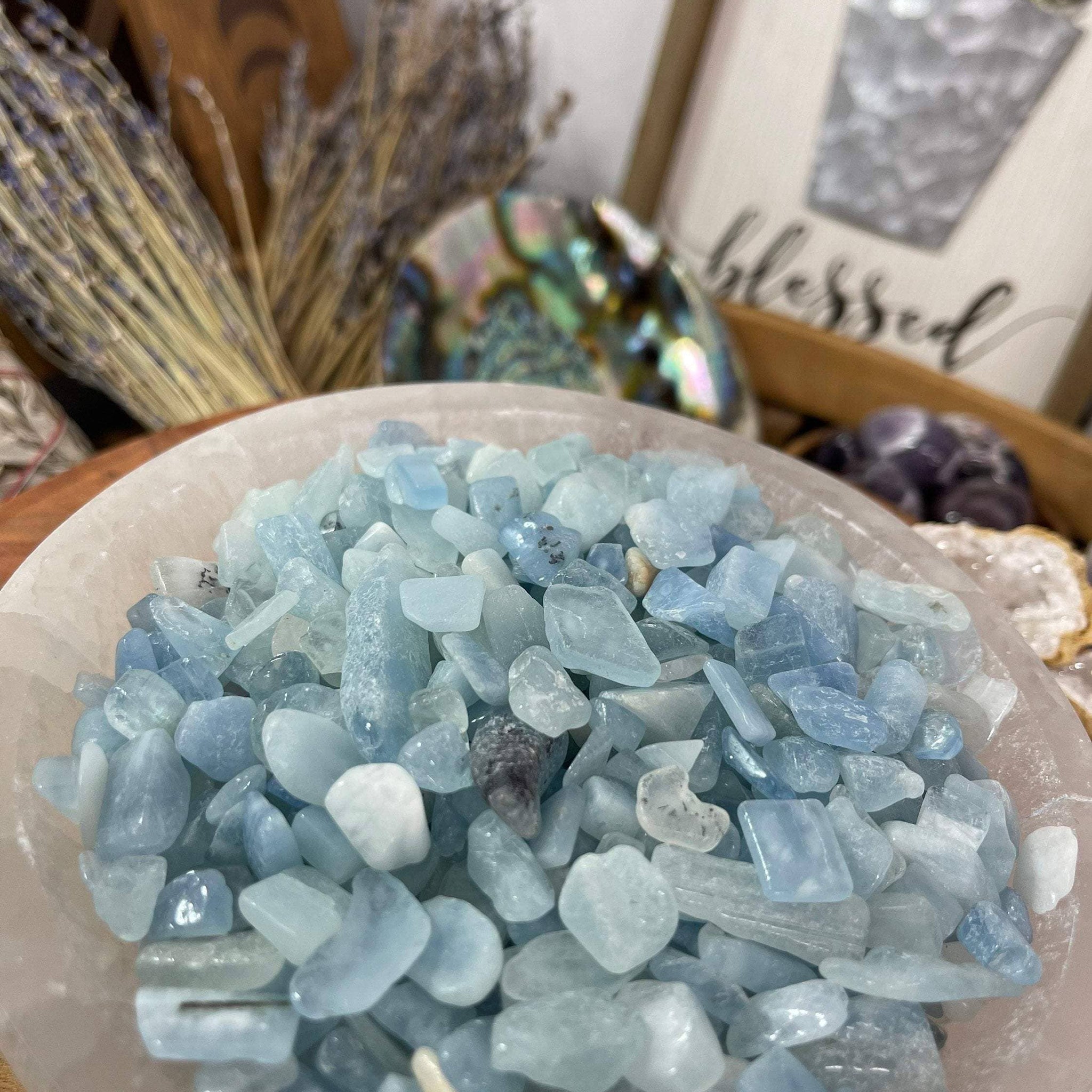 Natural Aquamarine Chip , Real Aquamarine chip , Aquamarine Tumble Loose Stone , Aquamarine Crystal chips