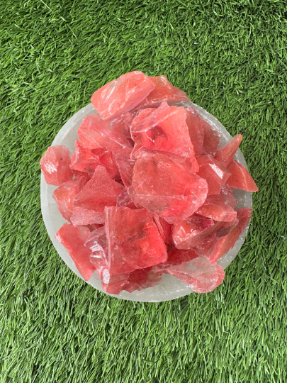 Watermelon Quartz RAW , 0.75"-1.25" Size. Raw Gemstones