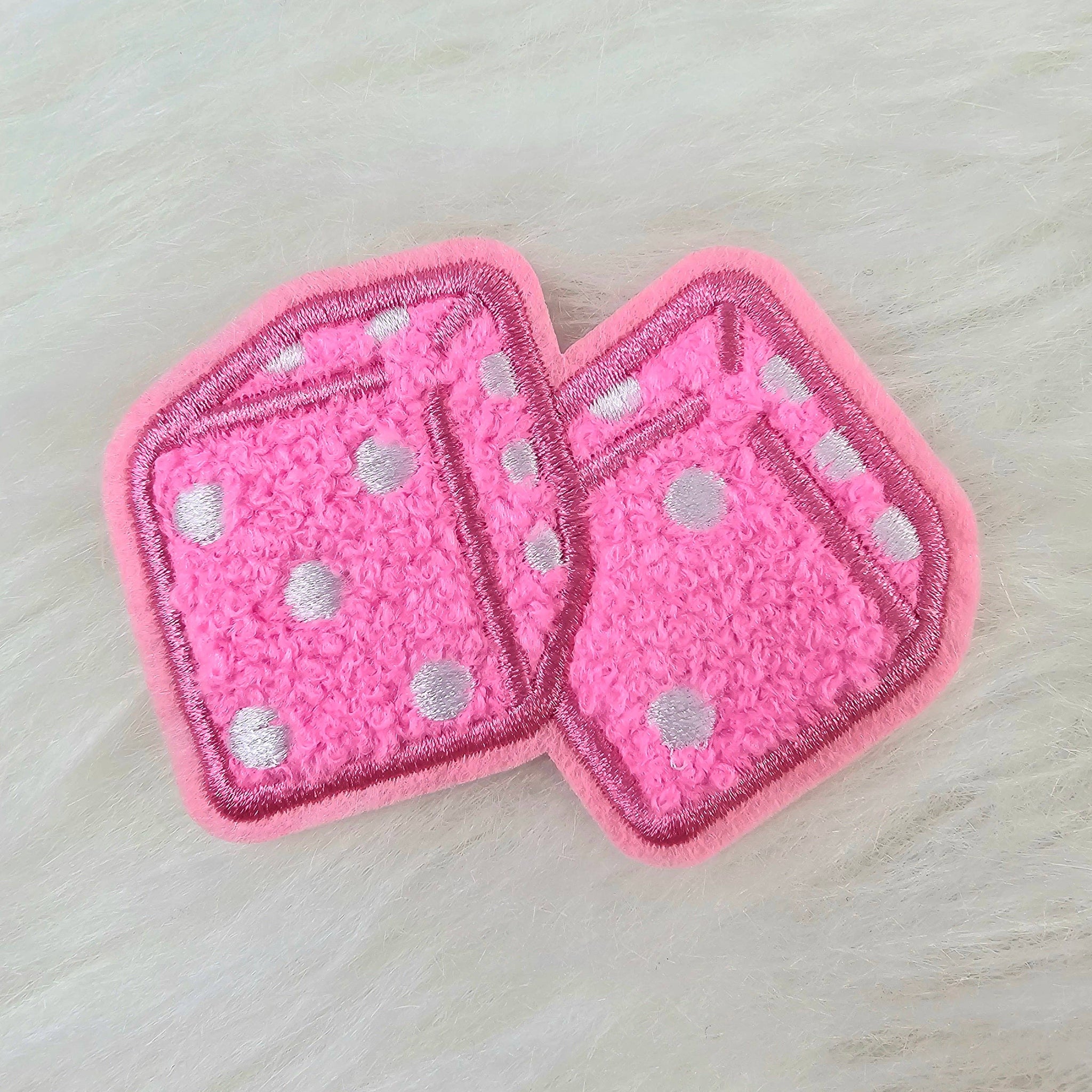 Rolling Dice Embroidery Iron On Patch