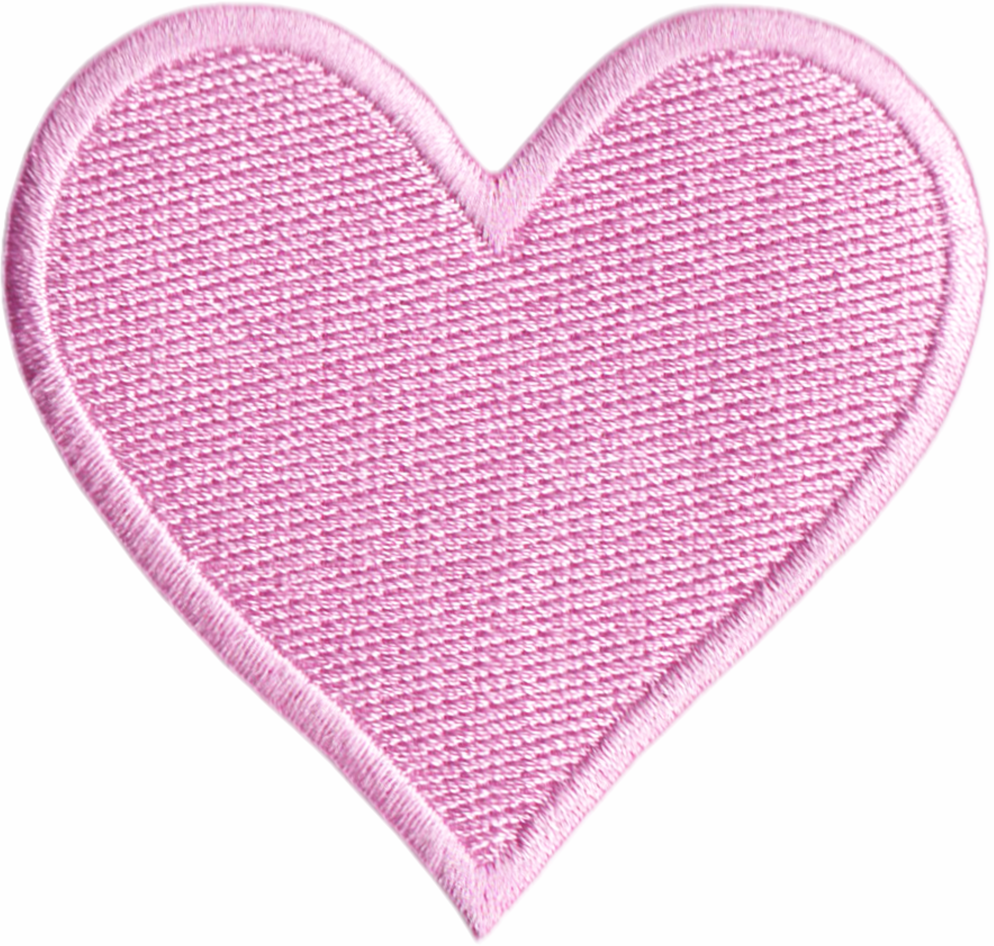 Patch - 2.88" Heart - Solid Colored - 11 Color Options
