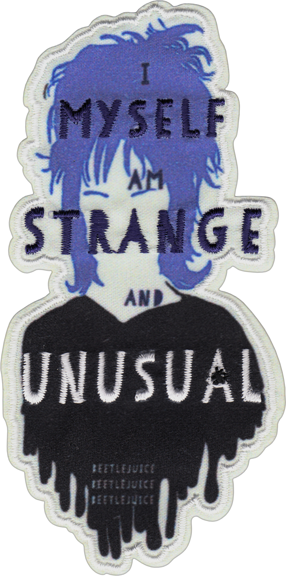 Patch - Beetlejuice - "I Myself Am Strange And Unusual" - 4"