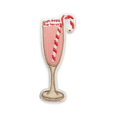 Holiday Cocktails Iron-On Patch Set | Christmas Patches