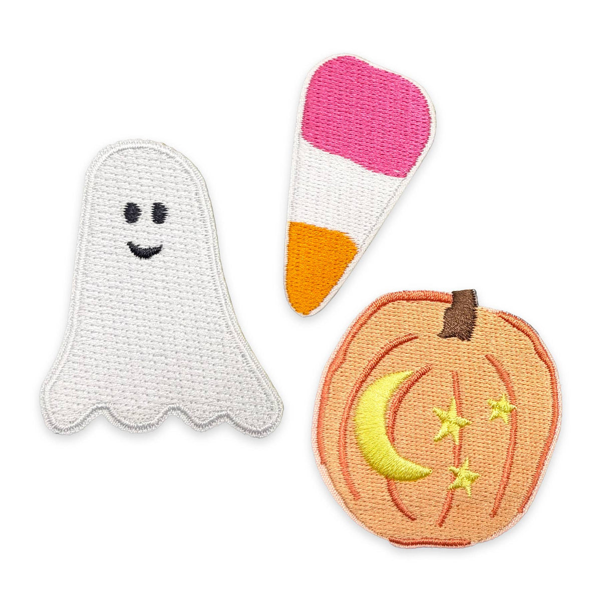 Halloween Iron-On Patch Set | Ghost & Pumpkin Iron-on Patch