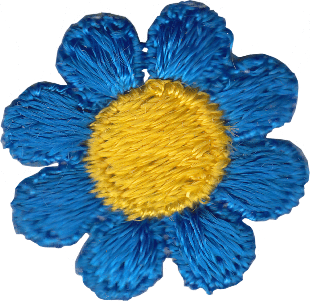 Patch - Daisy Flower - 1 Inch - 16 Color Options