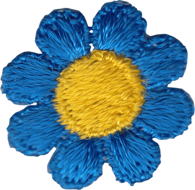 Patch - Daisy Flower - 1 Inch - 16 Color Options