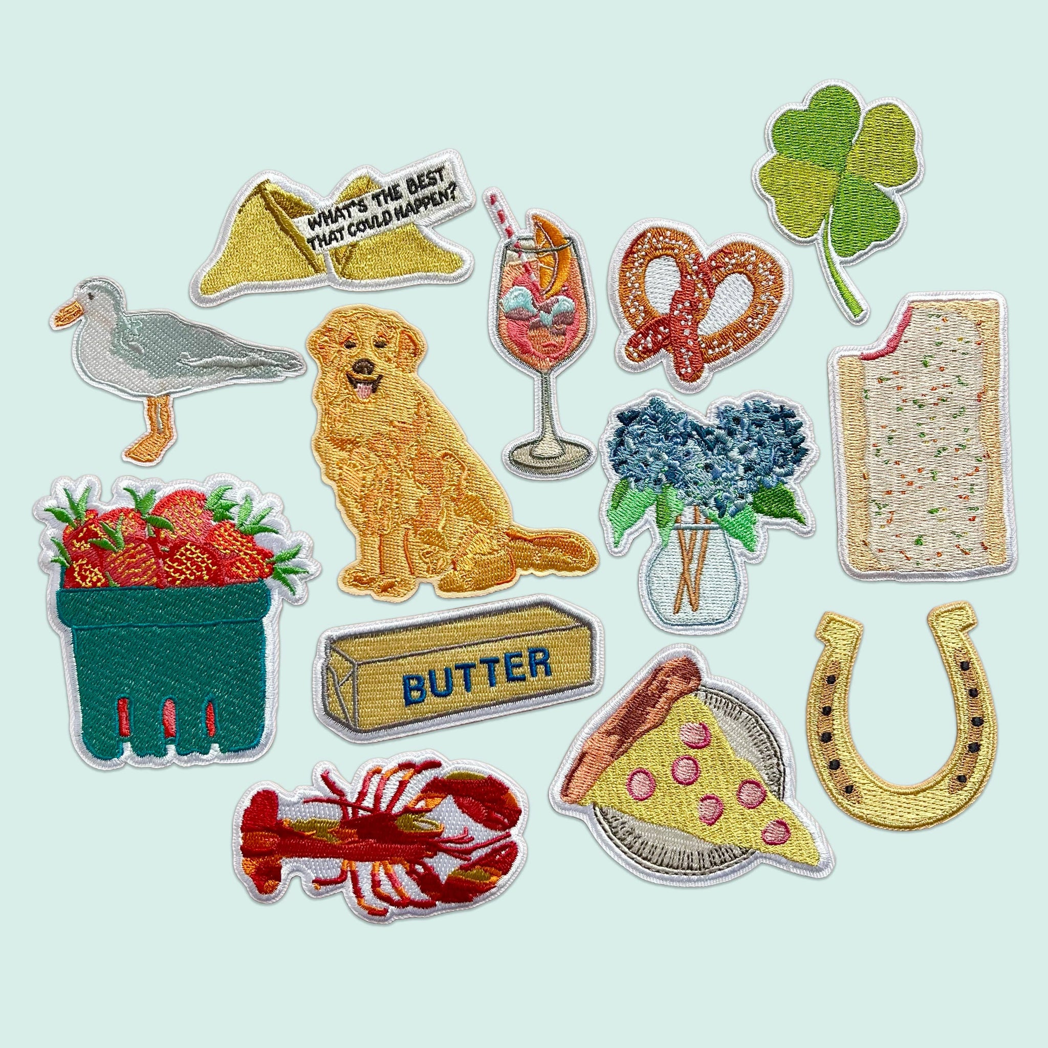 Strawberry Basket Iron-On Patch | Strawberries Patch