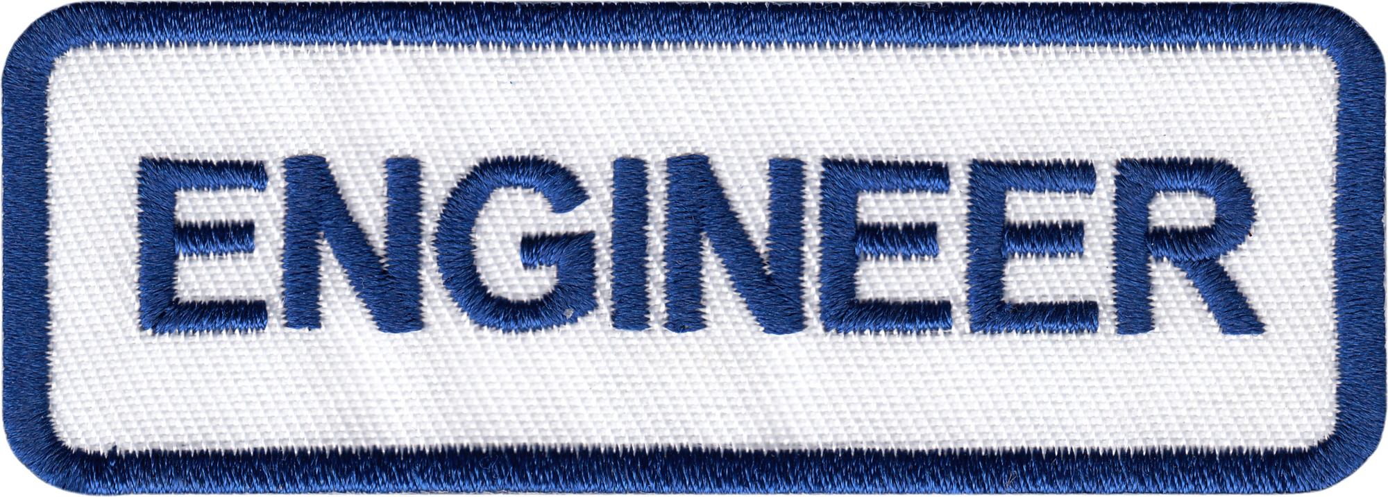 Patch - Railroad Train Uniform Name Tag - Engineer