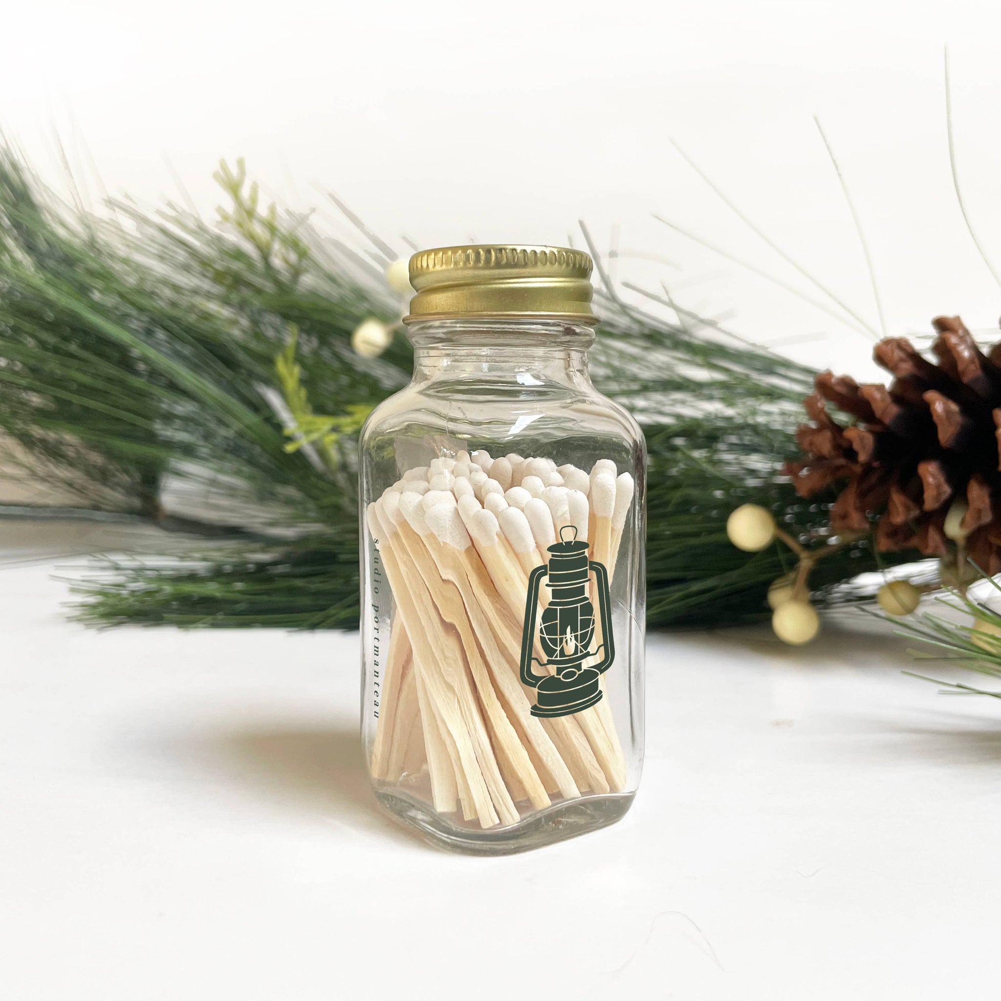 Camping Lantern Jar Matches | Outdoorsy Match Bottle