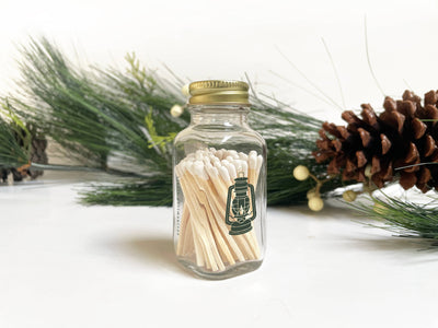 Camping Lantern Jar Matches | Outdoorsy Match Bottle