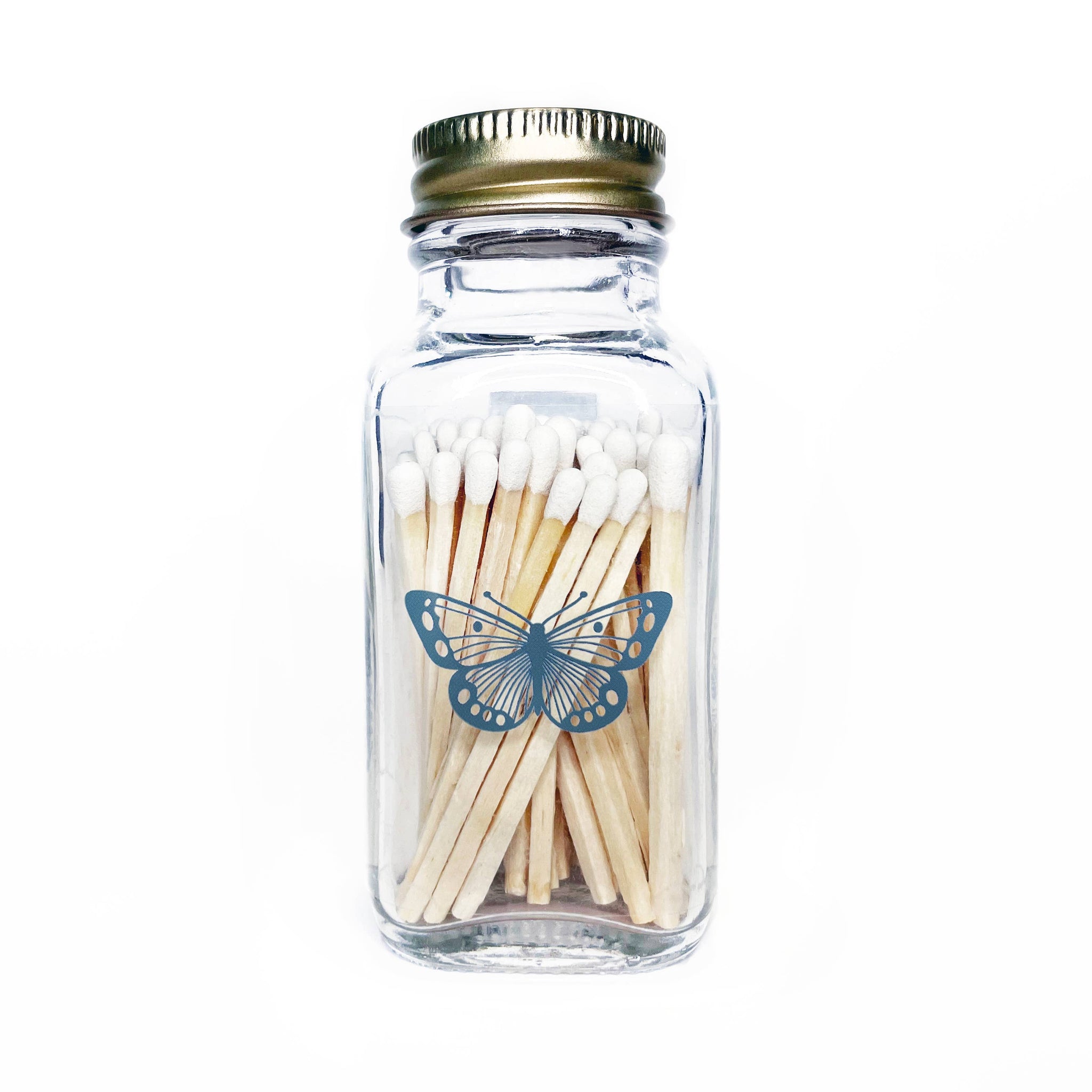 Butterfly Jar of Matches | Meadow Pollinator Match Cloche