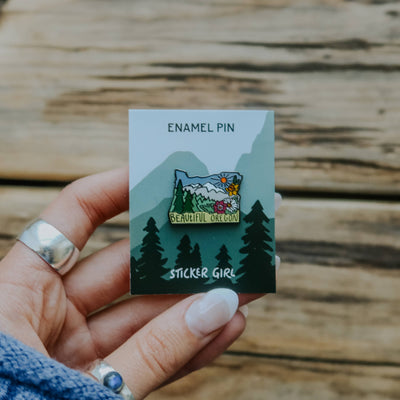 Beautiful Oregon Lapel Pin