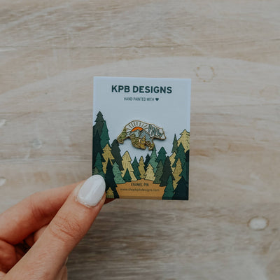 PNW Bear Enamel Lapel Pin