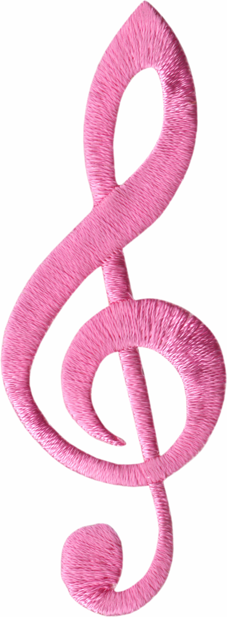 Patch - Music Notes - Treble Clef - 7 Color Options - 2.88"