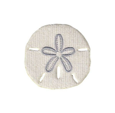 Sand Dollar. Coastal, Beach, Embroidered, Iron on Patch