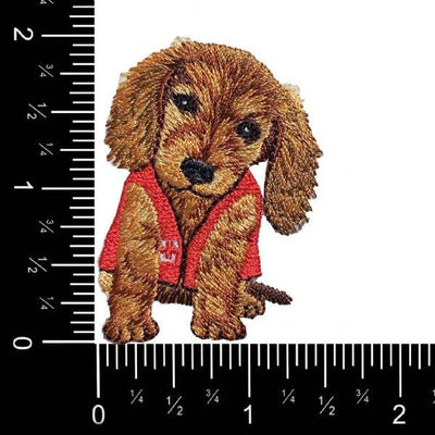 EMS Dog, Medical, Dachshund, Embroidered Patch