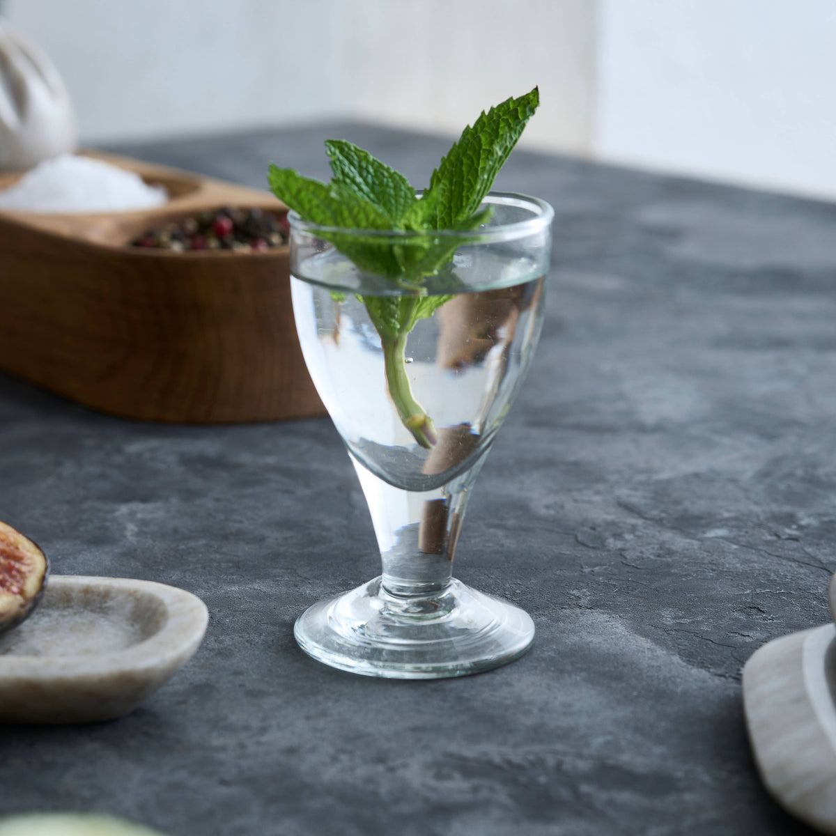 Pebbled Footed Shot Glasses - Set of 4