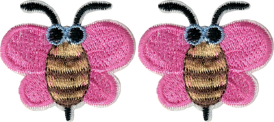 Patch - Bumble Bee - Colored - Set Of 2 - 3 Color Options