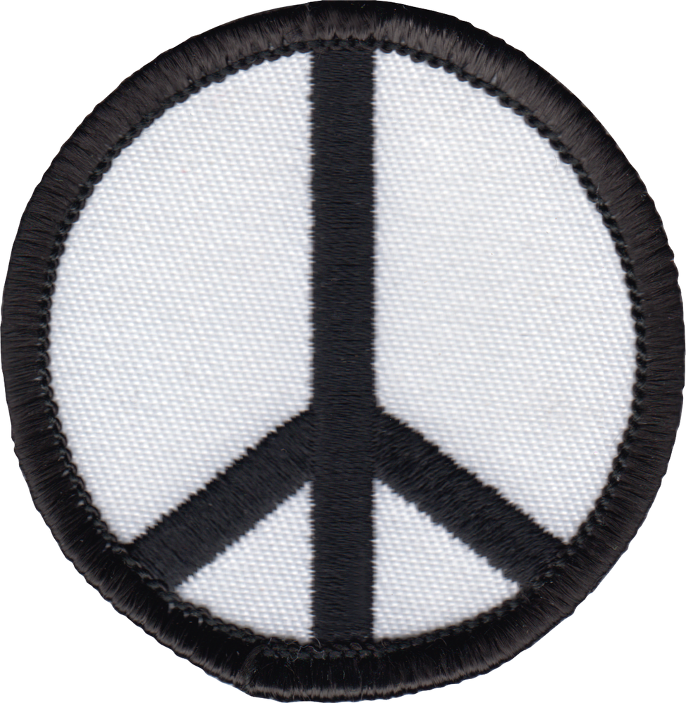 Patch - Peace Sign - 2 Inch - Six Color Options