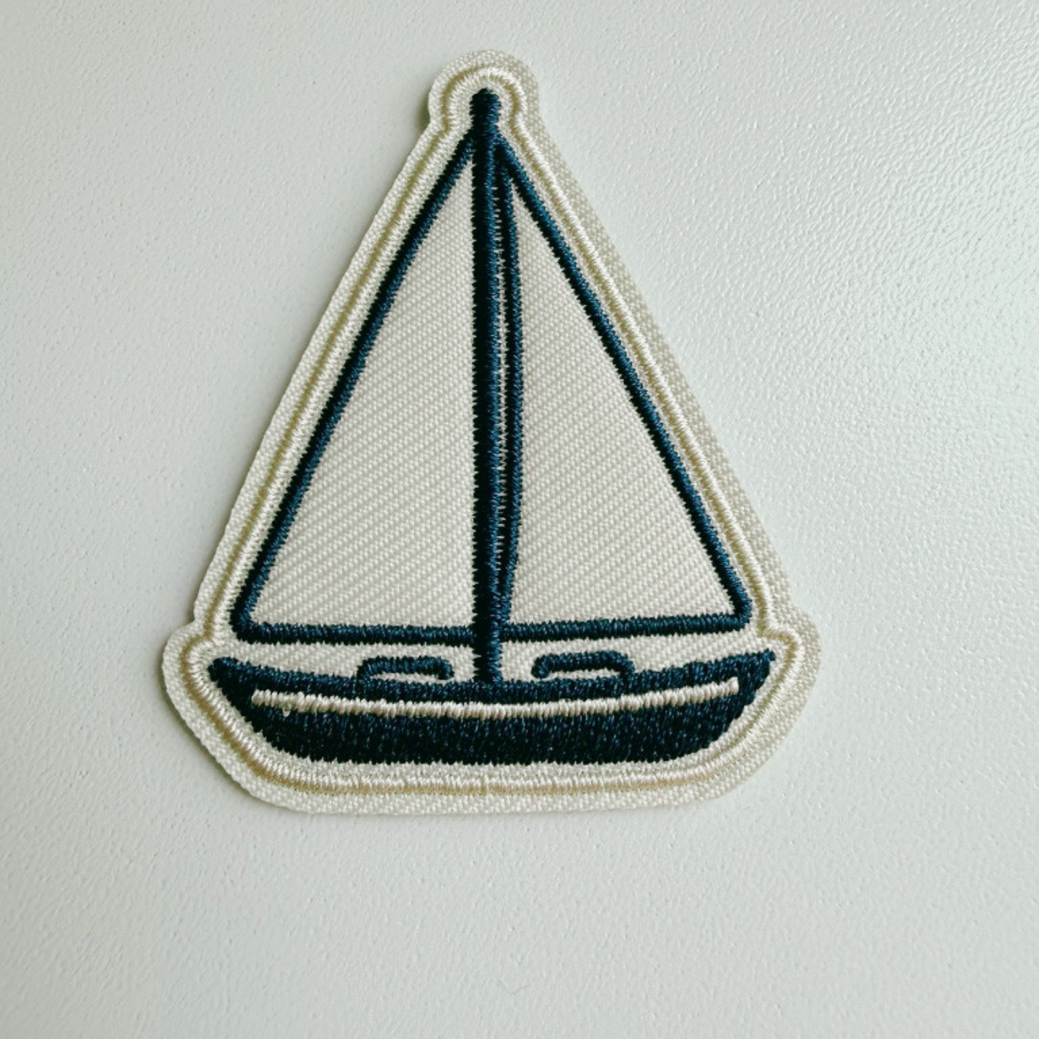 2" Sailboat -  Embroidered Hat Patch