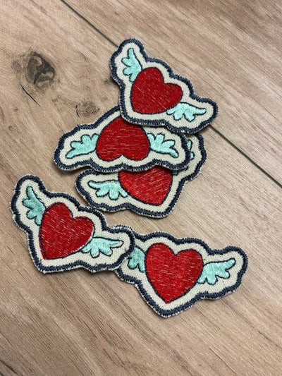 Angel Heart Iron-On Patch