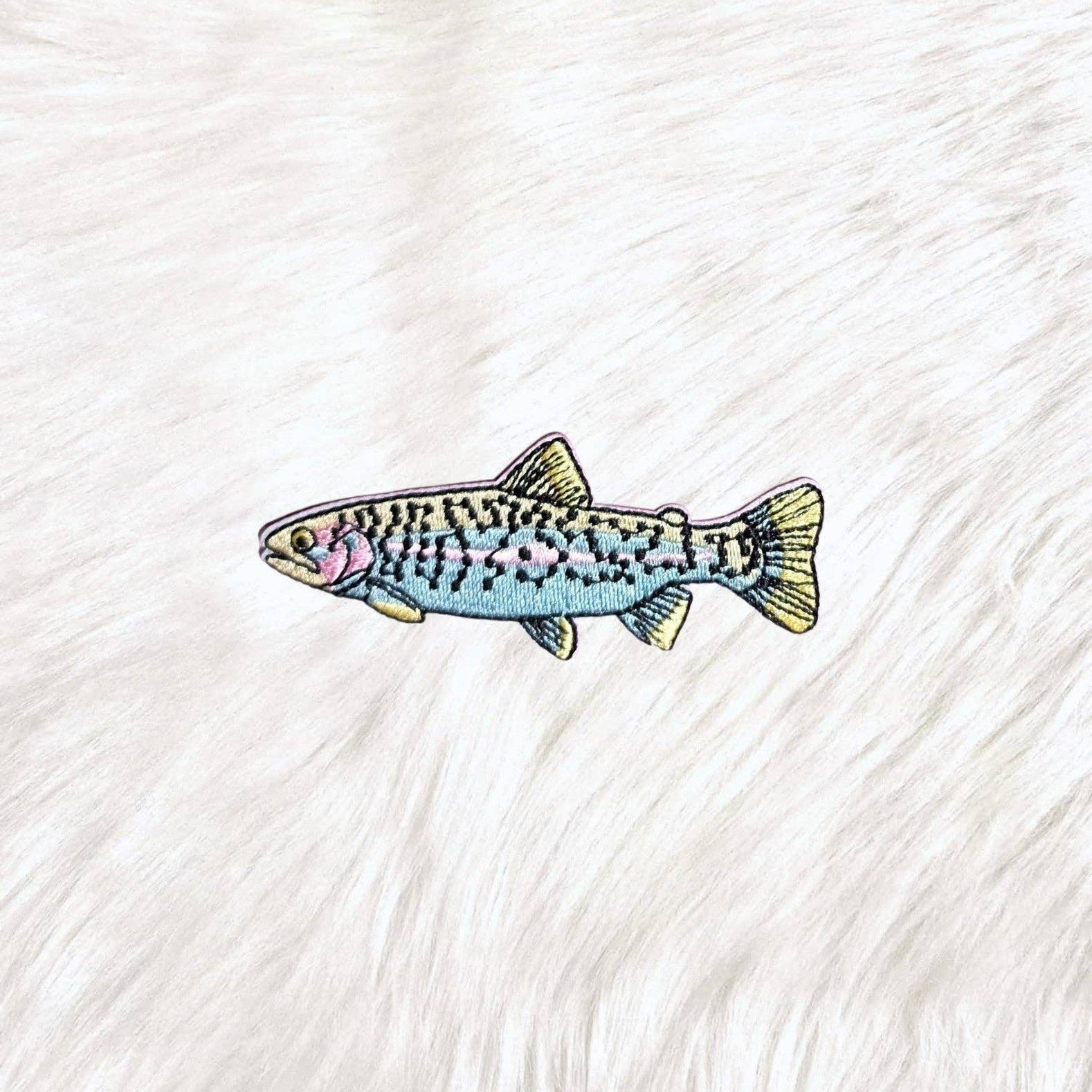 Fish Salt And Freshwater Embroidery Iron On Patch