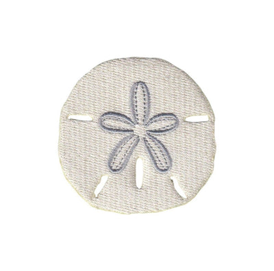 Sand Dollar. Coastal, Beach, Embroidered, Iron on Patch