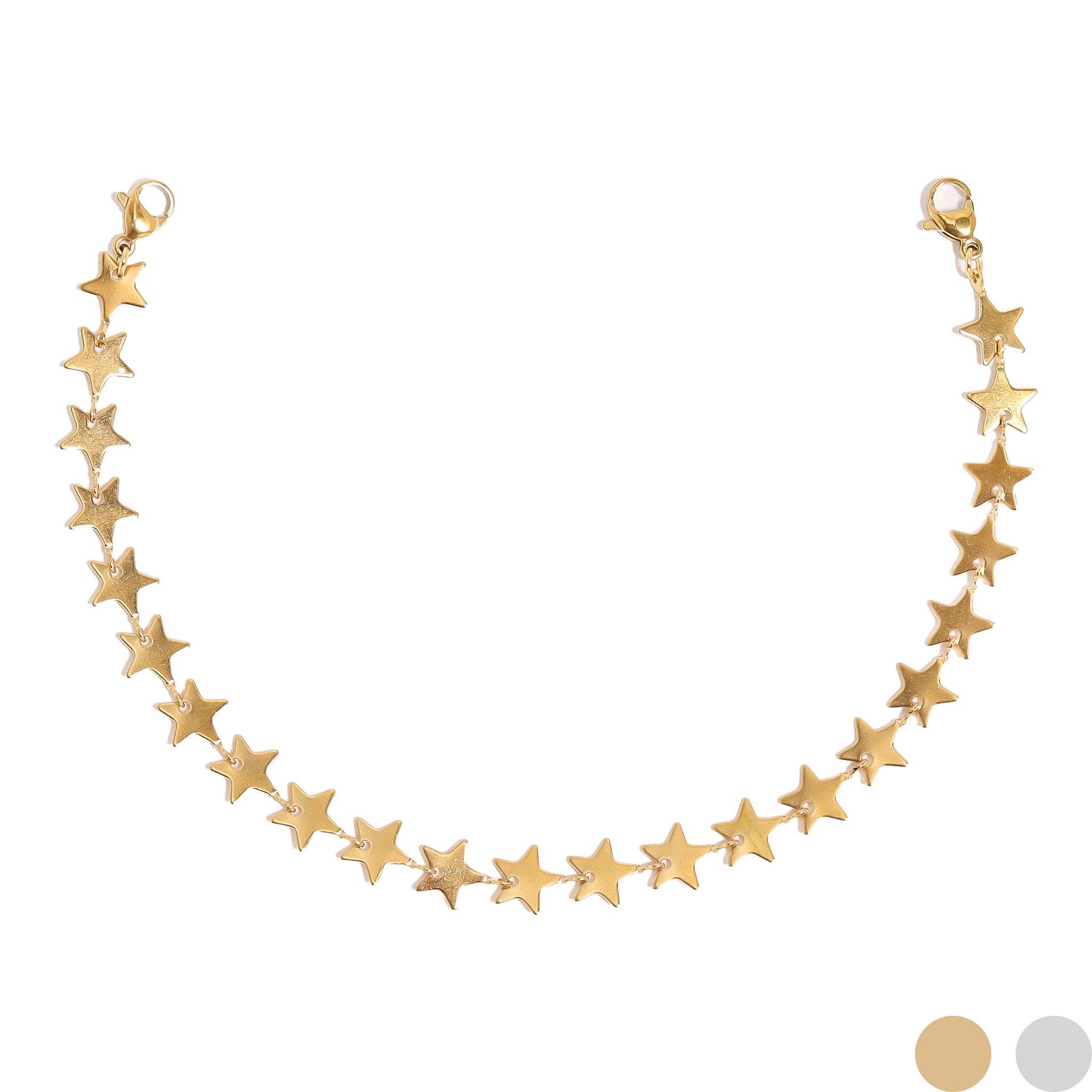 Trucker Hat Chain: 18K Gold PVD Stainless Steel Star