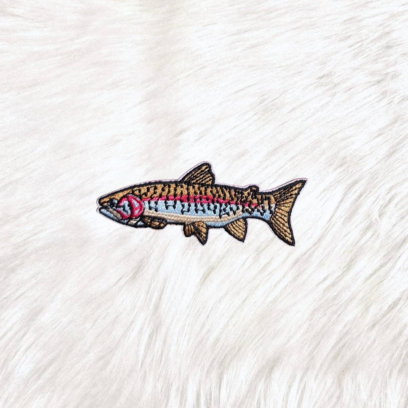 Fish Salt And Freshwater Embroidery Iron On Patch