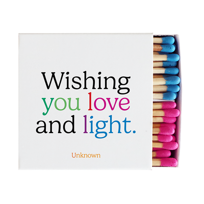 Matchboxes - X326 - Wishing You Love And Light (Unknown)