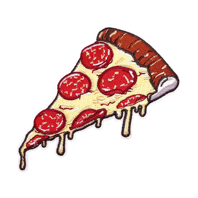 Patch - Melted Cheese Pepperoni Pizza Slice Fast Food Lover
