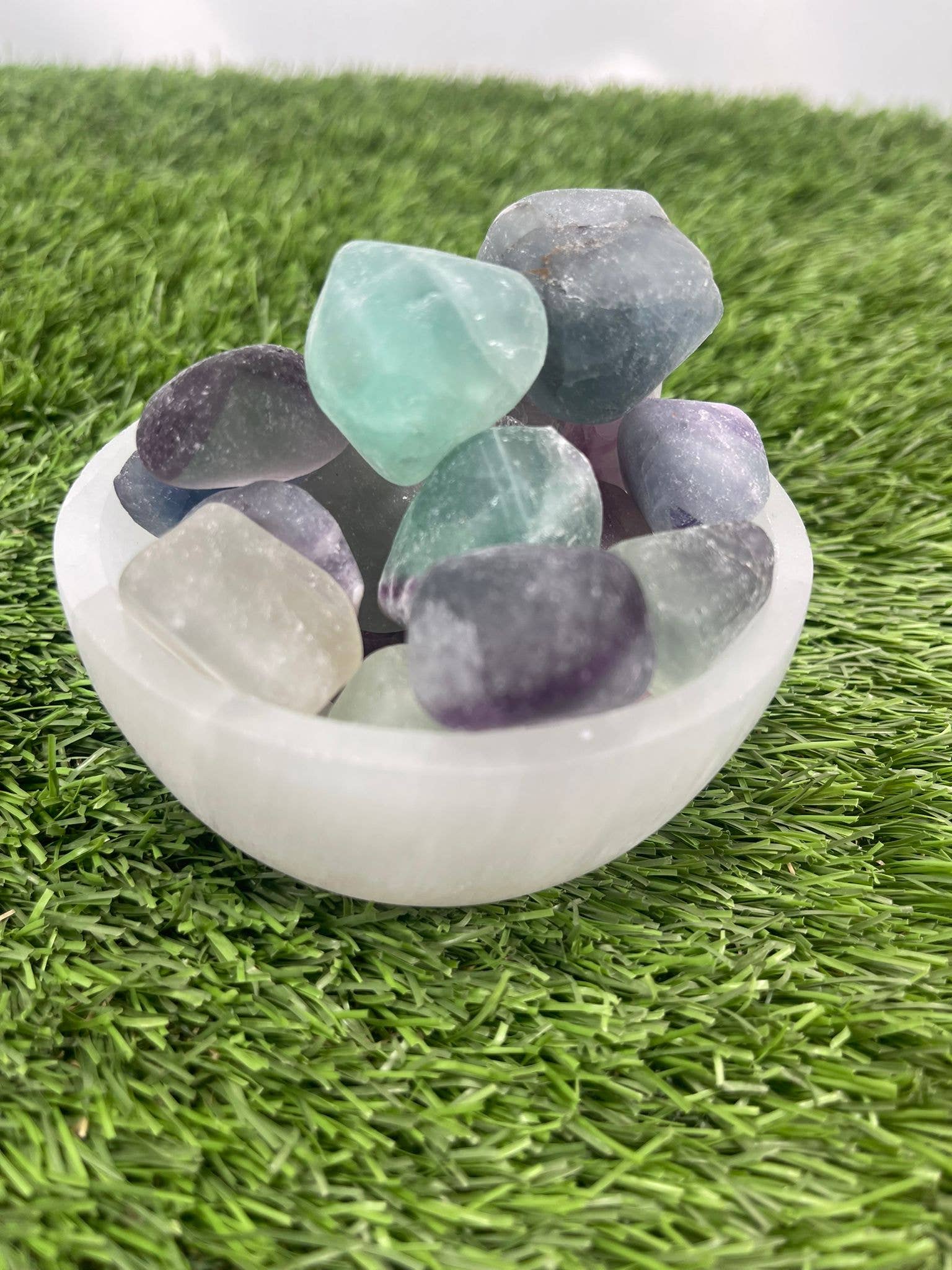 Tumbled FLUORITE / FLUORITE / FLUORITE CRYSTAL / GEMSTONE