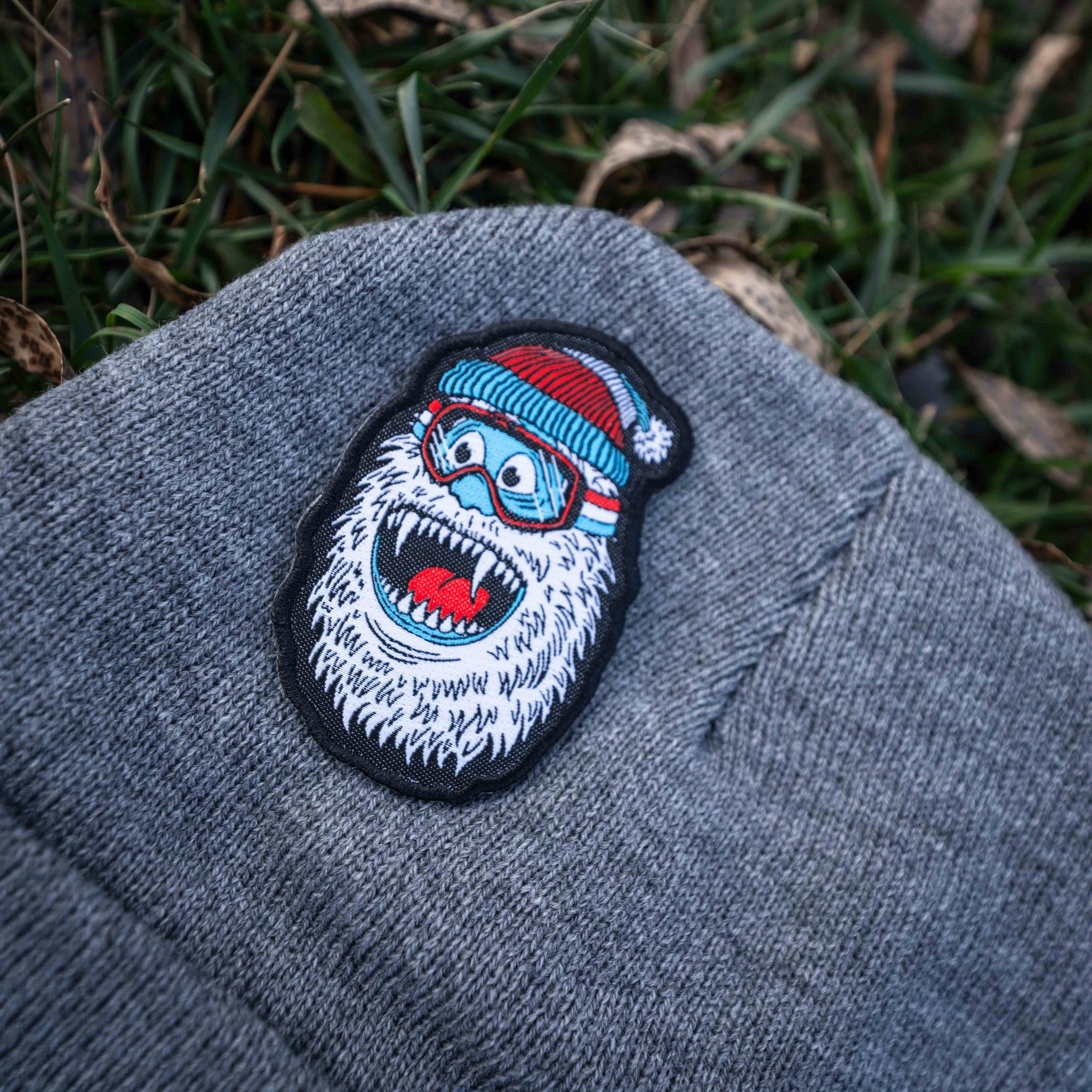 Wild Yeti Skiing, Snowboarding, Snowshoeing Iron-On Patch