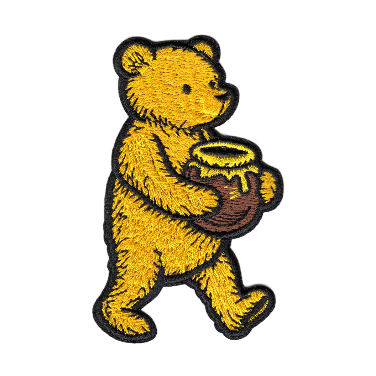 Patch - Winnie The Pooh Holding Honey Pot Childrens Book Art