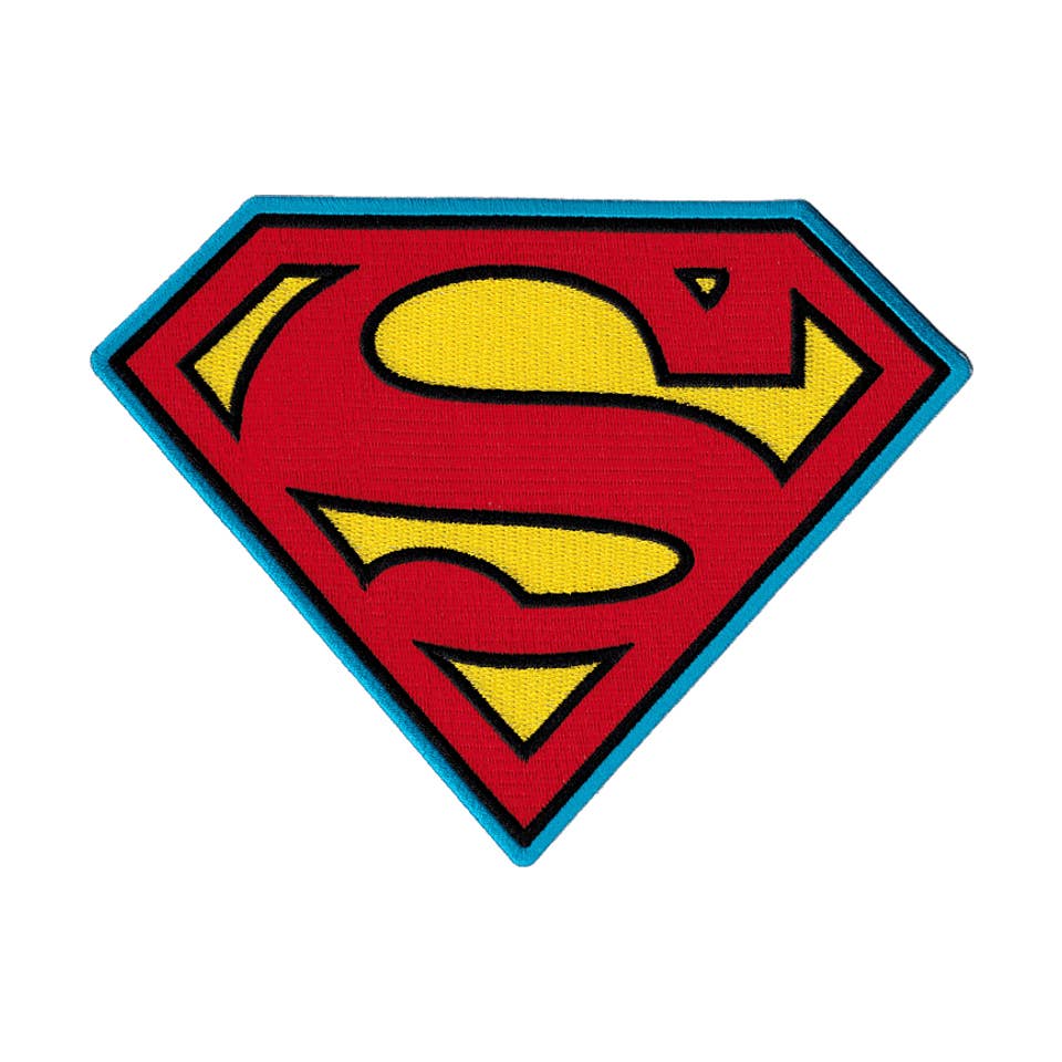Back Patch - Superman - Classic Shield Logo 10" - DC Comics
