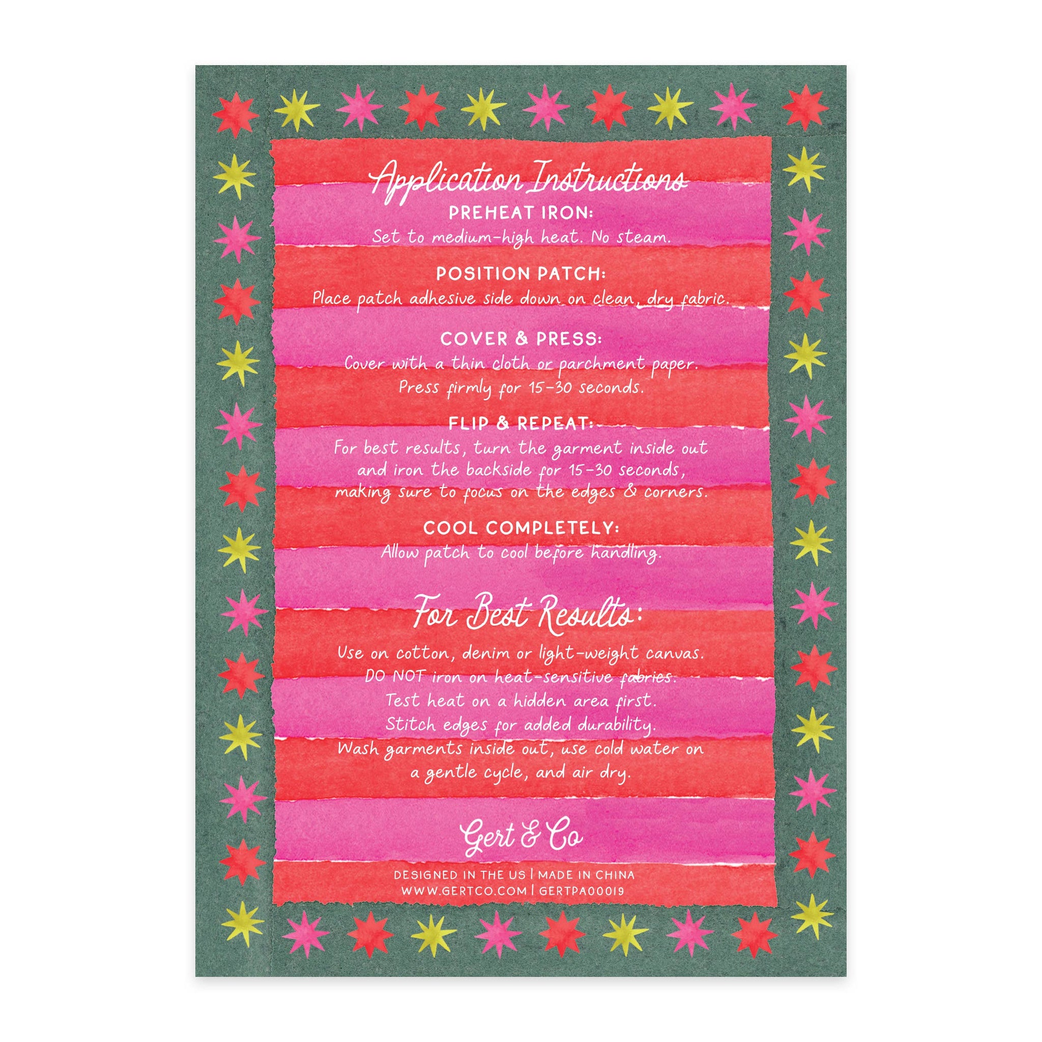 Holiday Cocktails Iron-On Patch Set | Christmas Patches
