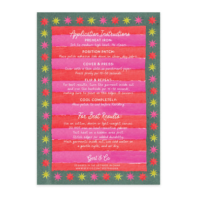 Holiday Cocktails Iron-On Patch Set | Christmas Patches