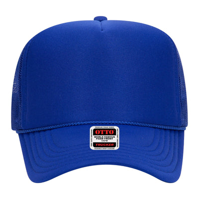 Otto 5-Panel High Crown Foam Trucker Hats, Mesh Back Cap - 39-165