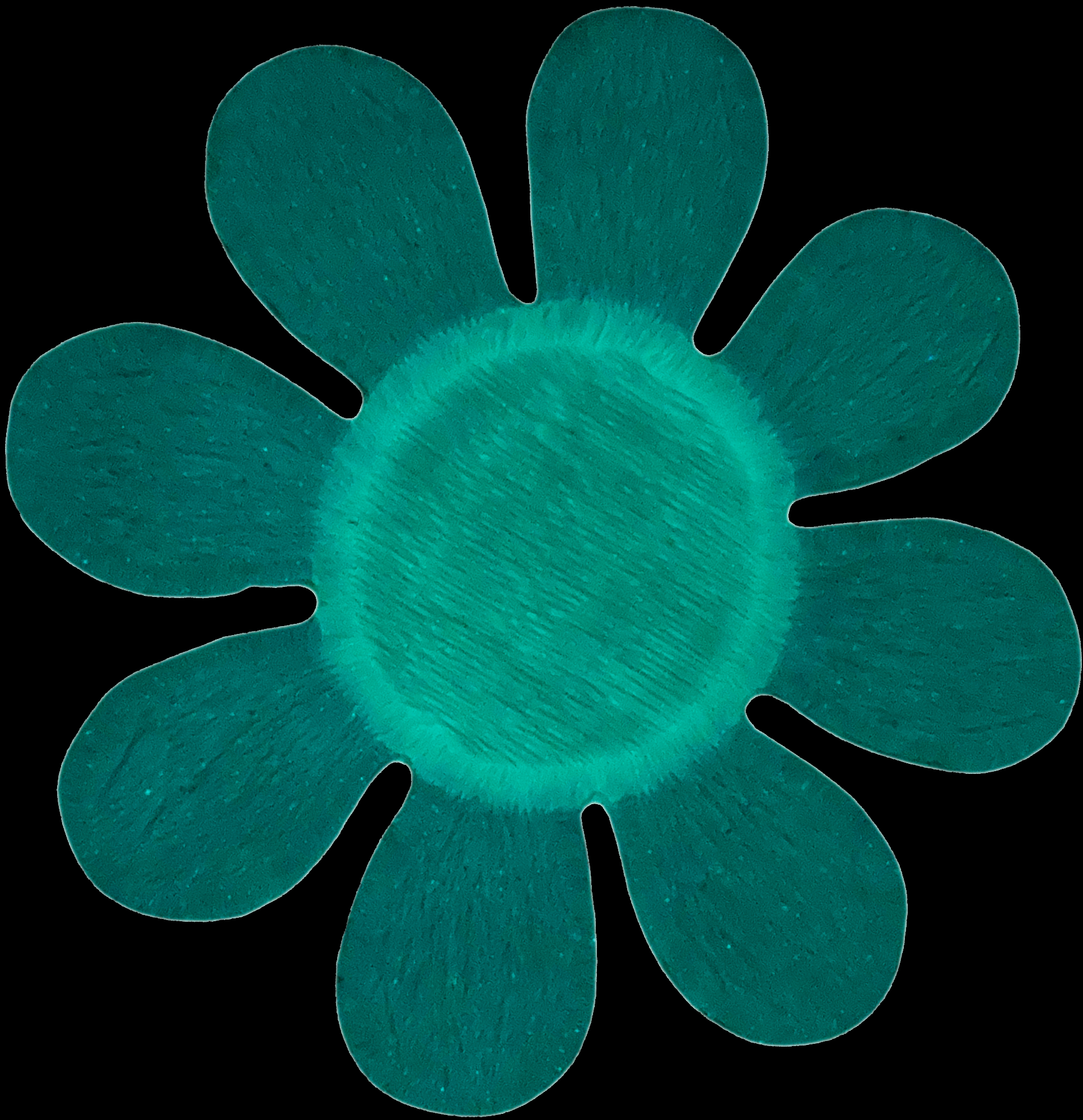 Patch - Daisy Flower - Glow In The Dark