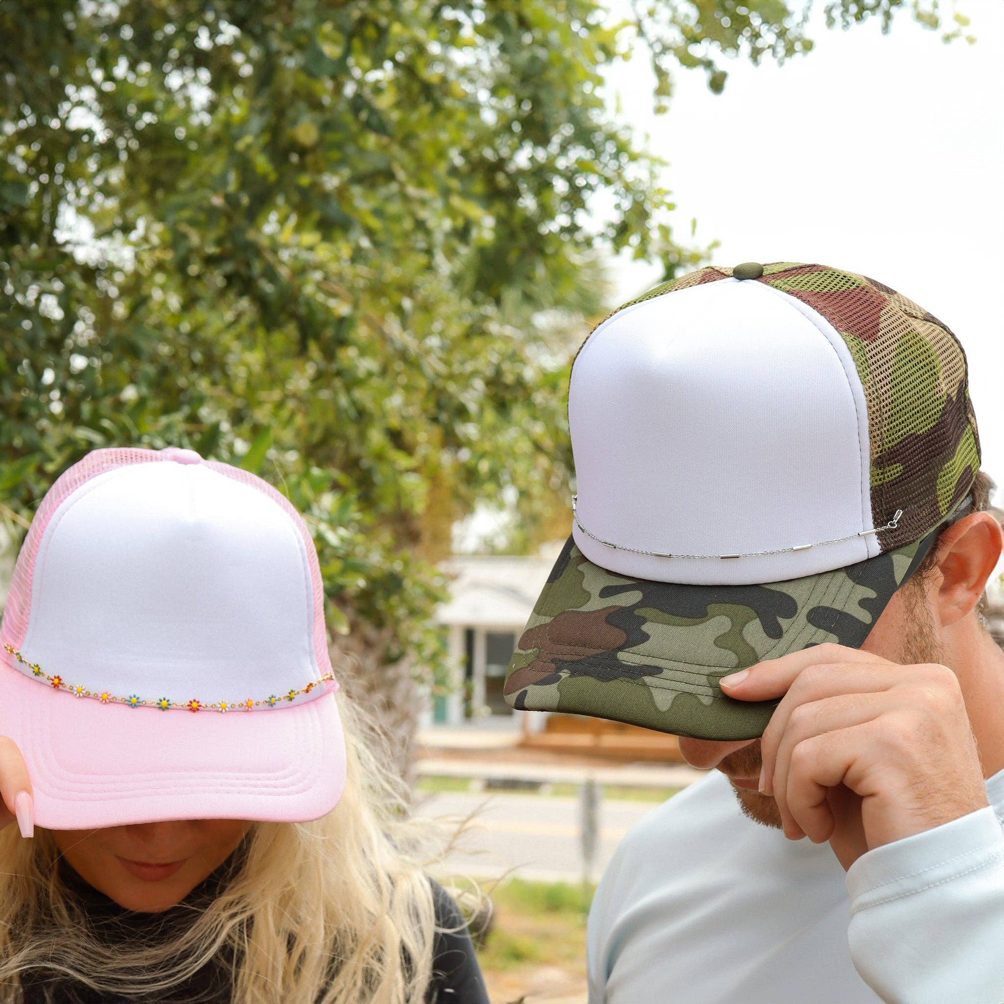 Trucker Hat Chain: Satellite Bar Chain