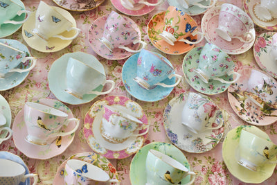 Mismatched teacups for Tea party, Catering, Event Planner 