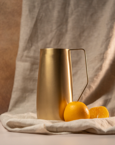 Artisan Brass Pitcher