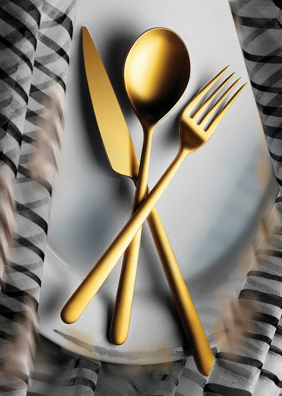 Cutlery Set 5 Pcs Linea Ice Oro