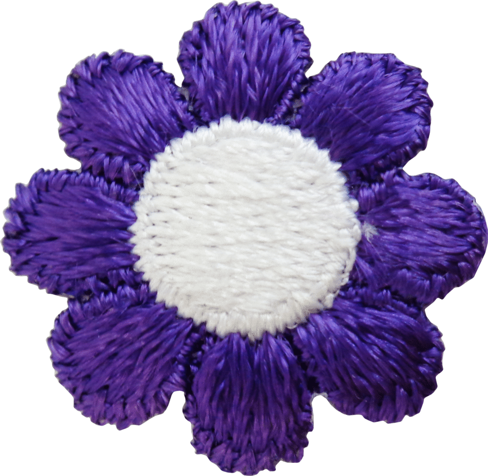 Patch - Daisy Flower - 1 Inch - 16 Color Options
