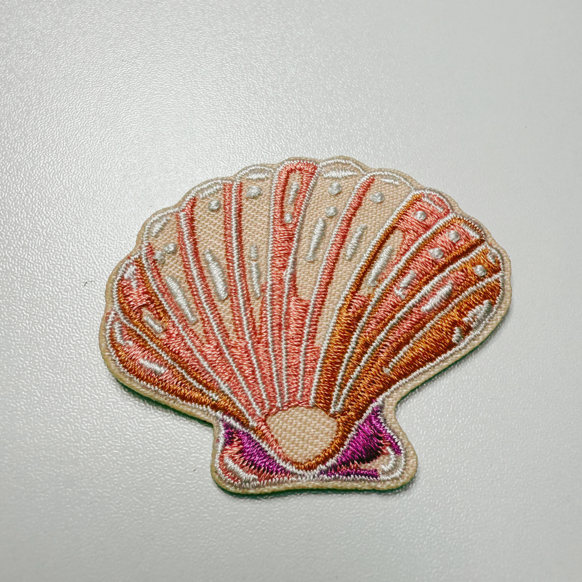 2" Shell  - Embroidered Hat Patch