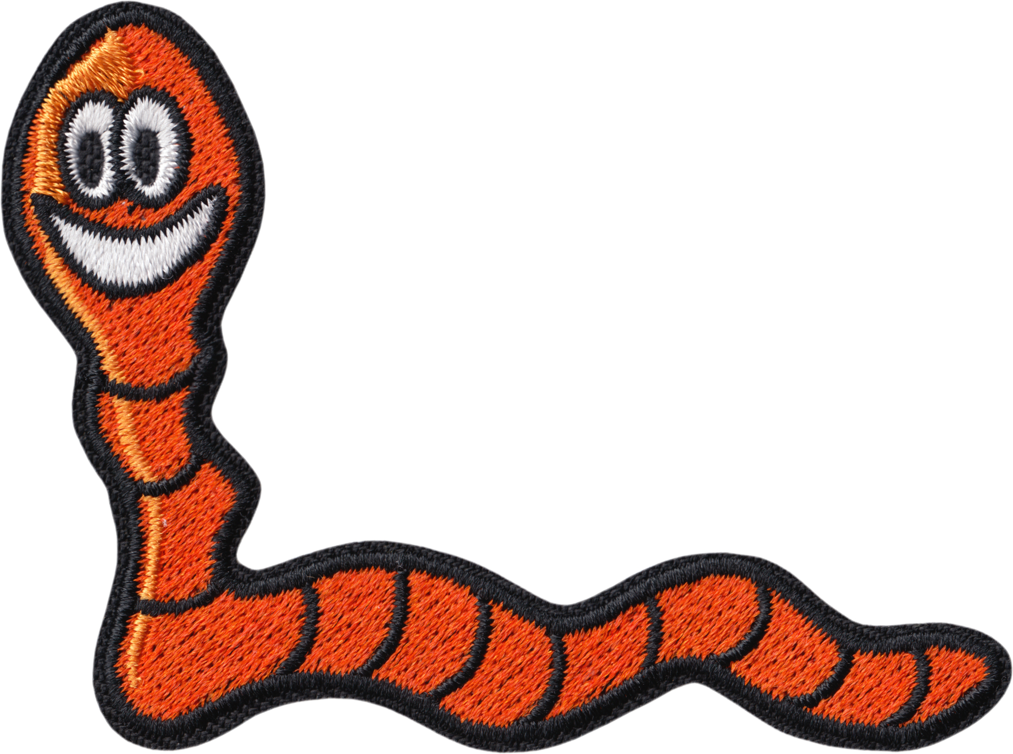 Patch - Worm - Woodword - Cute 3.5" Cartoon Worm