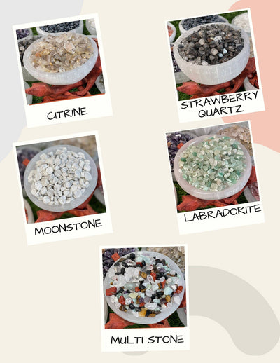 Natural Crystal Chip , Real Gemstone chips , Crystal Loose