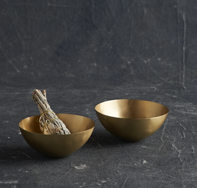 Artisan Brass Bowls Extra Small - Set of 4