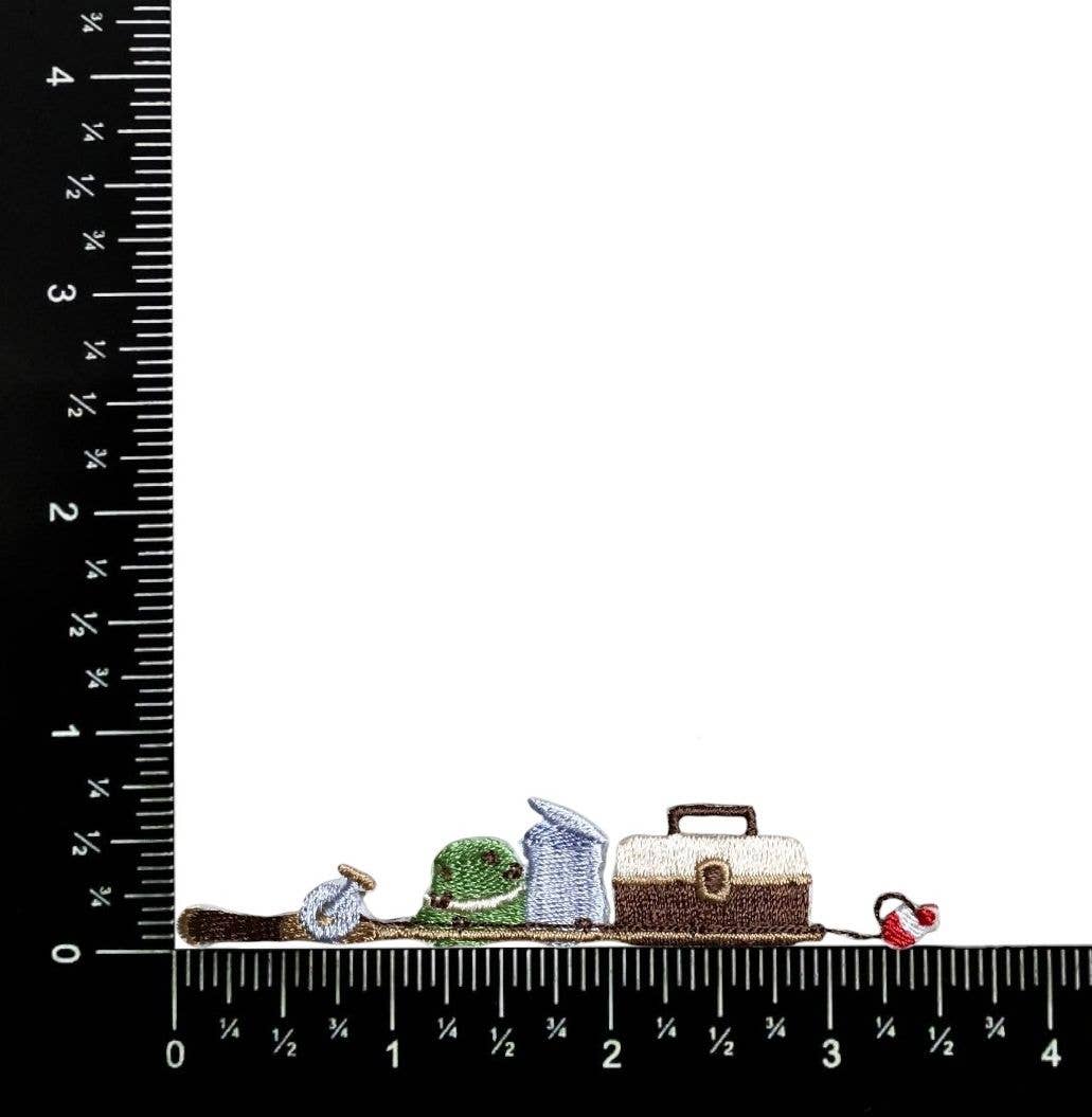 Fishing Tackle - Angling Supplies - Iron on Patch