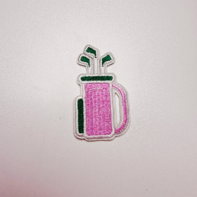 2” Golf bag  -  Embroidered Hat Patch